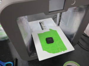 3D printer test overview.