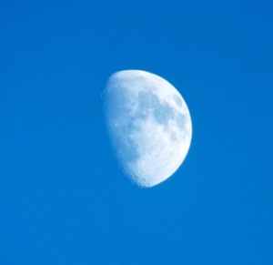 Moon over Utah